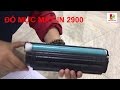 Đổ mực máy in Canon 2900