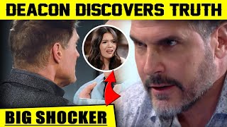 Deacon discovers that Tom is Luna's biological father CBS The Bold and the Beautiful Spoilers