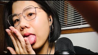 ASMR | Hand Licking & Hand Movement  Mouth Sounds