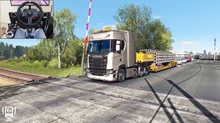 Scania S730  A Russian Job | Euro Truck Simulator 2 | Logitech g29 gameplay