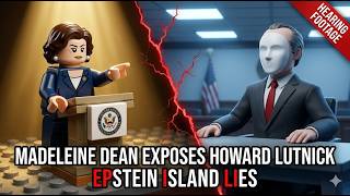 Madeleine Dean Reveals Howard Lutnick Epstein Island Ties - LEGO Animation