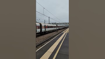 class 800 800101 (lner) passing Peterborough 22/2/25 #trainspotting #class800 #eastcoastmainline