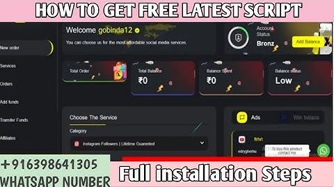 How to make smm panel free |Smm panel script free download #smmpanelscript  | Smm panel script