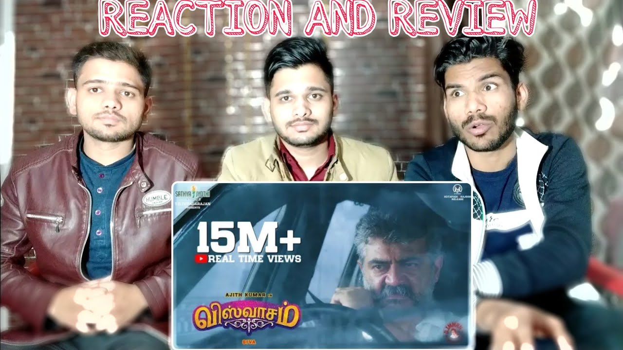Viswasam - Official Trailer REACTION AND REVIEW | Ajith Kumar, Nayanthara