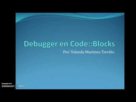 Debugger en CodeBlocks para un programa de C++
