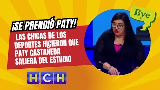 ¡Se prendió Paty! 🤭 las chicas de los deportes hicieron que #PatyCastañeda saliera del estudio