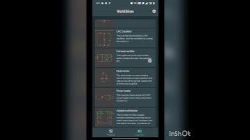 Voltsim android circuit simulator