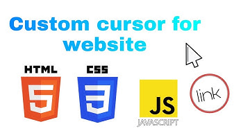 How to create custom cursor for website in hindi