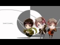 【APヘタリア人力】裏.表.ラ.バ.ー.ズ【好きな3人に歌わせてみた】