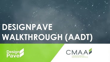 DesignPave Walkthrough – Road Design Using AADT