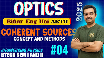 BEU, AKTU-Series II Engineering Physics II OPTICS II Coherent waves -basic concept @Ishqhaiphysics ​