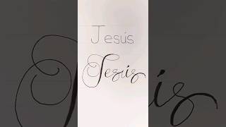 Escribe a Jesús en cursiva ✒️