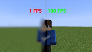 Como pegar muito Fps no Minecraft.