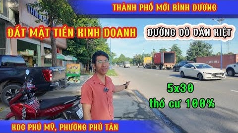 💥đã bán💥 ĐẤT THÀNH PHỐ MỚI BÌNH DƯƠNG. MẶT TIỀN KINH DOANH ĐƯỜNG VÕ VĂN KIỆT. KDC PHÚ MỸ  PHÚ TÂN.