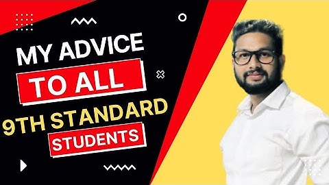 My Simple Advice To All 9th Standard Students | JR Tutorials |