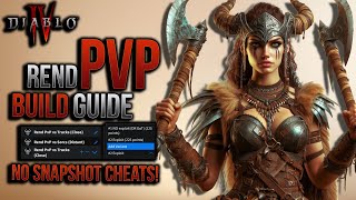 Barbarian REND PvP build in Season 3 💪 NO Selig, NO Exploits❗Deep Dive GUIDE vs ALL CLASSES🔥Diablo 4