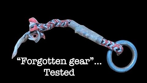 "Forgotten Friction Saver Break Test (Found up a tree)"