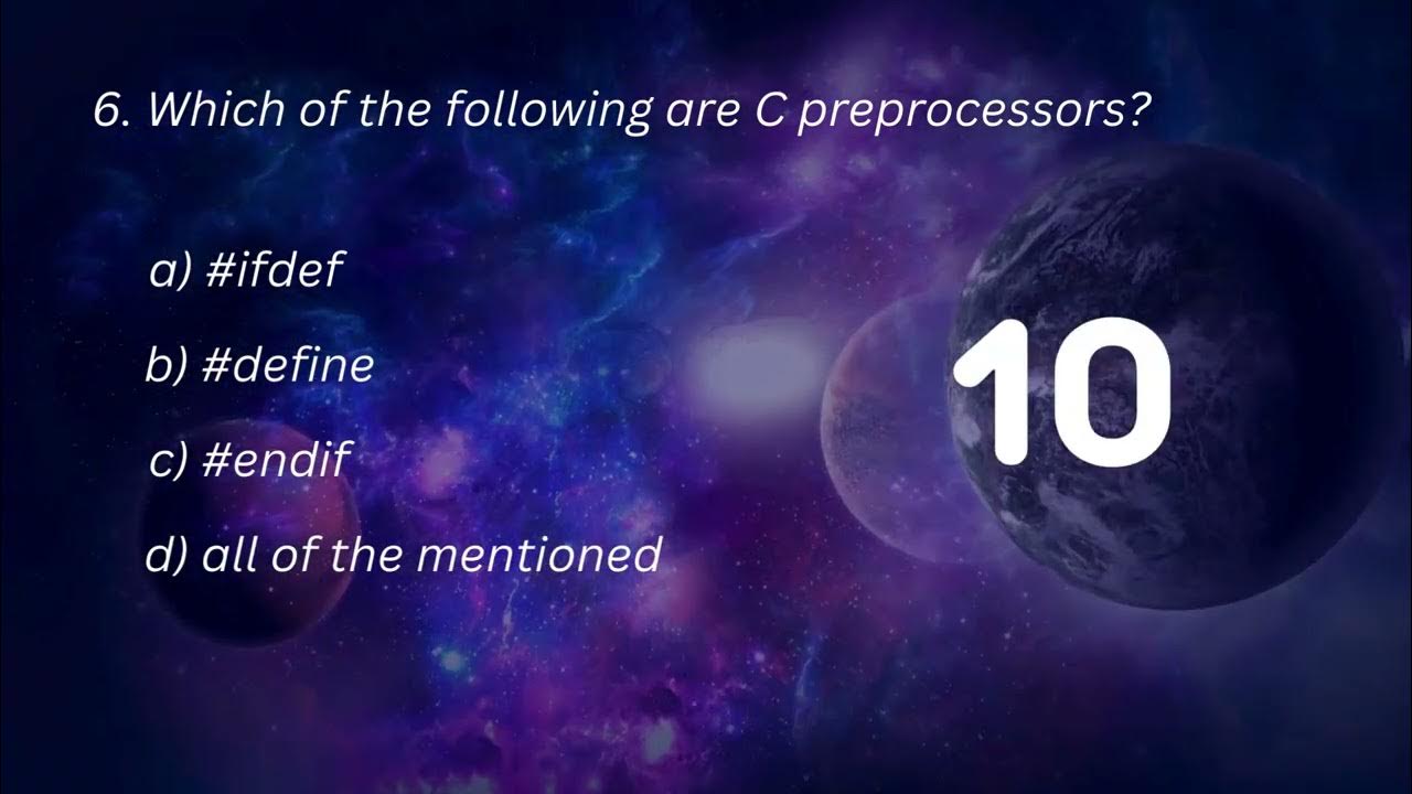 C programming mcq 1 10 part 3 youtube
