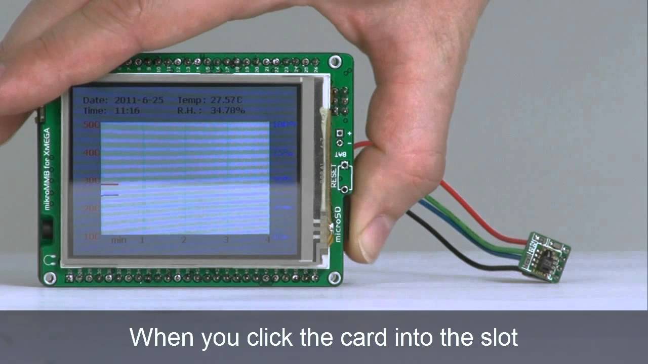 Let's Make Project 07 - Datalogger of temperature and humidity - YouTube