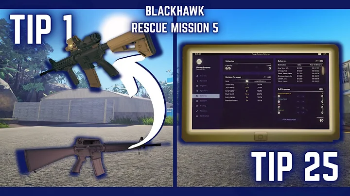 25 TIPS and TRICKS for ALL PLAYERS | Blackhawk Rescue Mission 5