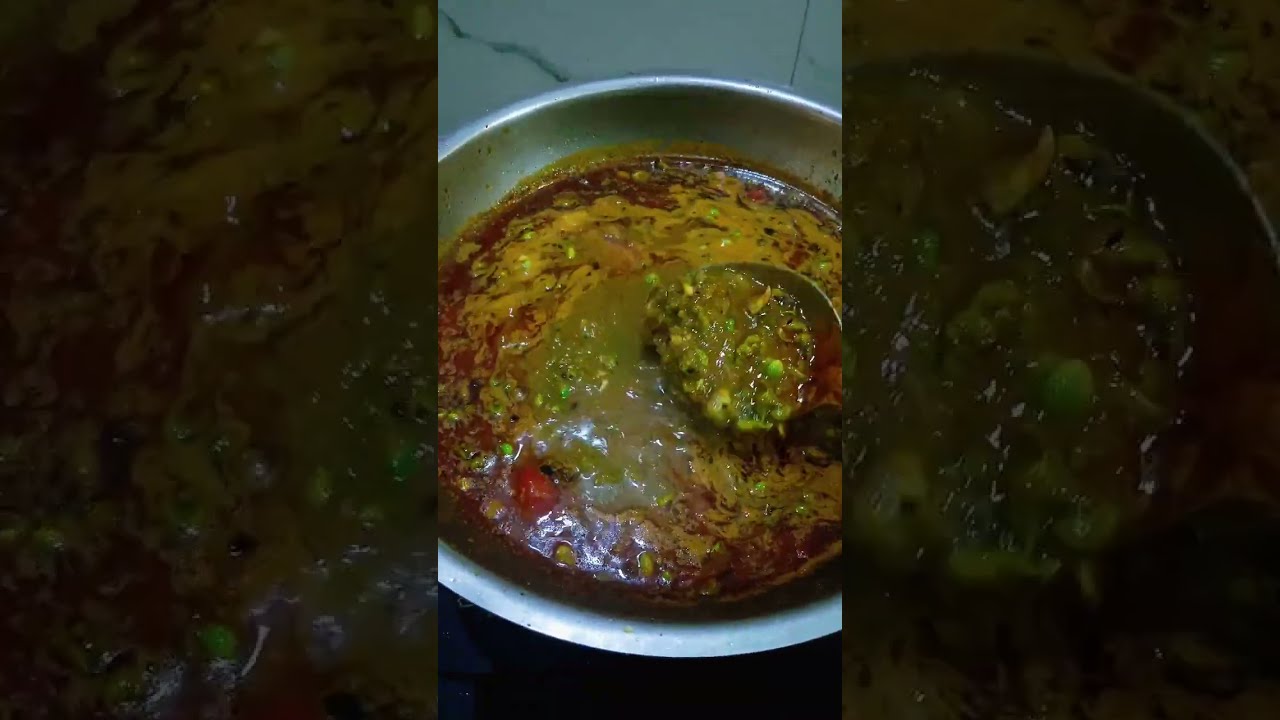Easy steps for making authentic style  green peas sabji 🫛