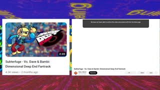 (PARTIAL REUPLOAD) Subterfuge - Vs. Dave & Bambi: Dimensional Deep End Fantrack