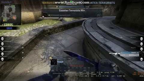 CSGO 1v2 retake clutch on cobblestone