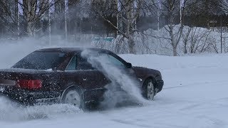 Audi s4 2.2t 20v 21 psi winter play