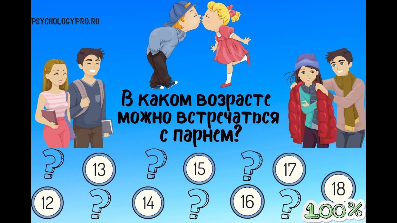 15 В каком возрасте можно встречаться с парнем советы психологов - YouTube