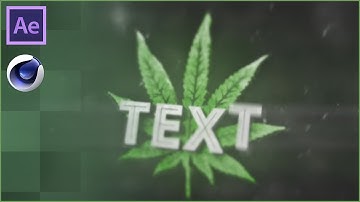 Awesome Sync 3D Weed Intro Template - Cinema 4D & After Effects - FREE DOWNLOAD