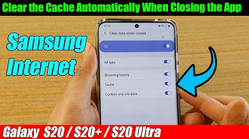 Galaxy S20/S20+: Set Samsung Internet To Automatically Clear the Cache When Closing the App