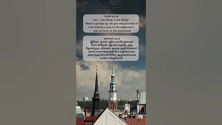 Isaiah 43:19 Daily Bible Verse #god#quotes#bible #motivation #love#jesus#shorts #music #reels#sad