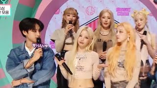 (G)I-DLE with Stray Kids (MC Han, MC Lee Know) on Show! MusicCore