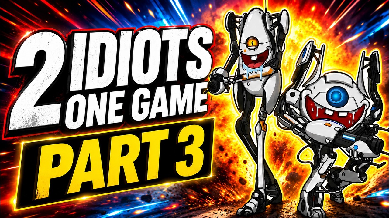 Two Idiots Try To Beat Portal 2 - YouTube