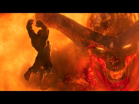 Thor Ragnarok (2017) | Hulk Vs Surtur | Movie CLIP