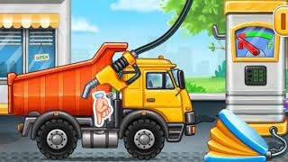 لعبة صنع سيارات جديدة 🚛🚜.وتعليم لكل سيارة ماهي دورها للأشغال .قلابة .جرافة .🚜 لعبة أطفال. screenshot 3