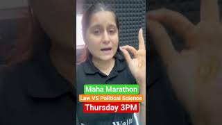 UGC NET June 2026 | Maha Marathon Law Vs Political Science 🤜🤛 #pwugcnet #ugcnetpreparation