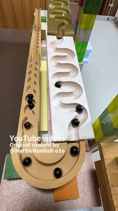 Marble Run (Wave Slope Course) #19 #ASMR