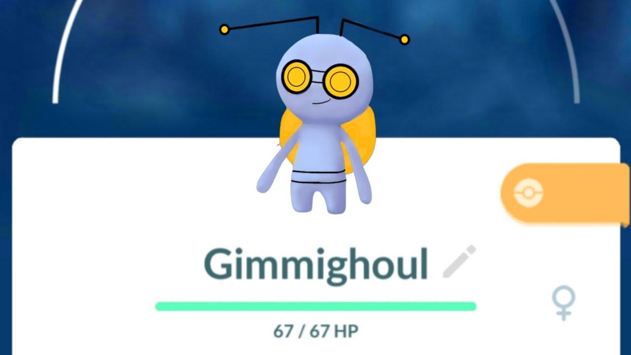 Coin pokemon Gimmighoul in pokemon go. (officially announced) 