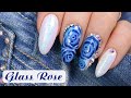 Glass Rose Nails - paznokcie hybrydowe krok po kroku * Candymona