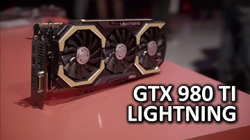MSI GTX 980 Ti Lightning Edition - PAX Prime 2015