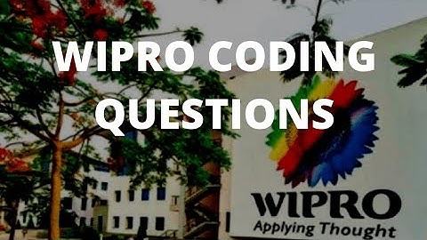 Wipro elite NTH coding Questions | Coding technologies | wipro