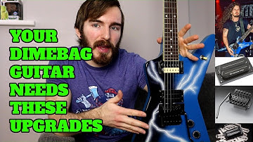 TAKING AN IMPORT DEAN DIMEBAG GUITAR TO A NEW LEVEL