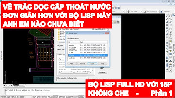 🔴 Nhatover|Hướng dẫn sử dụng lisp vẽ trắc dọc cấp thoát nước phần 1|Kỹ năng thiết kế|Lisp trắc dọc