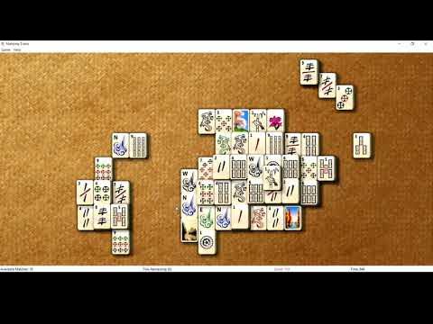 Microsoft Mahjong (PC Game) - Cat Puzzle Longplay 