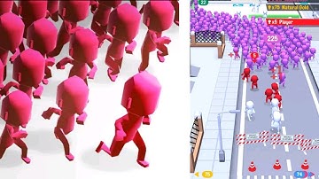 NOOB VS PRO VS HACKER in Crowd City, hack crowd City, STY COLORING