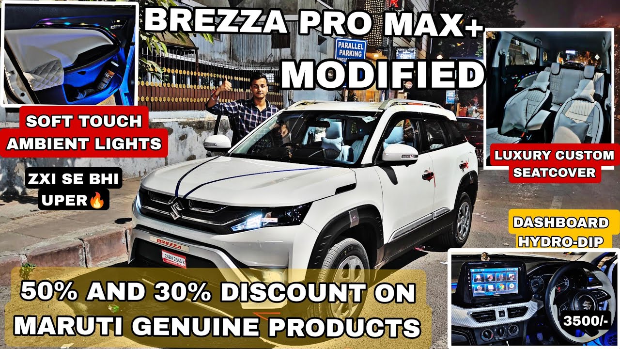 BREZZA MODIFIED WITH 50%DISCOUNT🔥2023 Brezza LXI Modified🔥#brezza2023 # ...