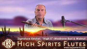 Signature Kestrel - key of high E - Madrone & Walnut