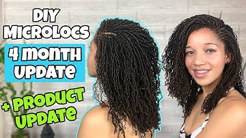 DIY MICROLOCS | 4 MONTH UPDATE | + PRODUCT Update | Interlock Method