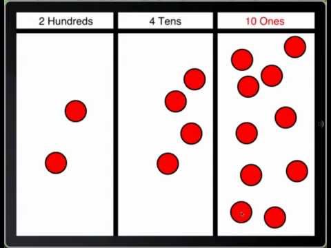 Using the interactive Place Value Chart - YouTube